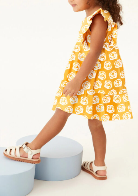 Summer Baby Girls Sleeveless White Rose Pattern Dress, MyKids-USA®, Baby & Toddler Dresses, MyKids-USA - - - - - - - .