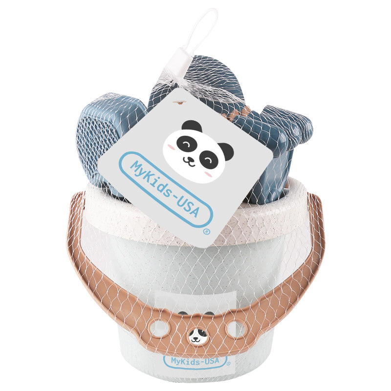 Children’s Beach Toy Set Thickened Wheat Straw Sand & Water Bucket Kit, MyKids-USA®, Baby Activity Toys, MyKids-USA - - - - - - -