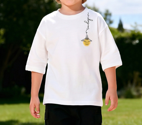 Summer Boys’ Fluorescent Cartoon Pattern T-shirt, MyKids-USA®, T-Shirts, MyKids-USA - Size/Age - 130 (7-8Y) - Color - White - - - TR2605112230-C.