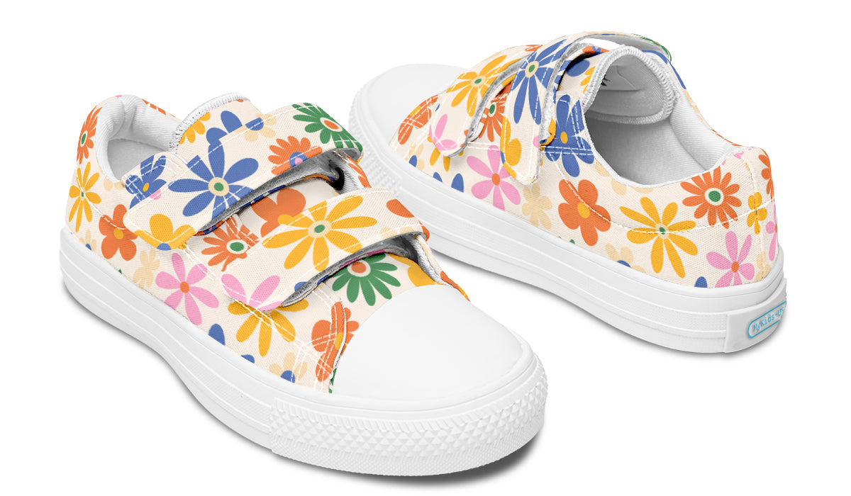 Kids Shoes Low Tops Colorful Flowers, MyKids-USA®, Kids Low Tops, MyKids-USA - - - - - - -