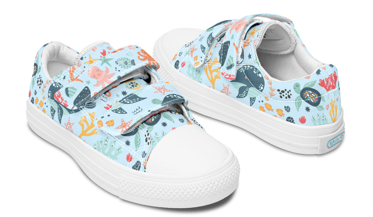 Kids Shoes Low Tops Sea Animals, MyKids-USA®, Kids Low Tops, MyKids-USA - - - - - - -
