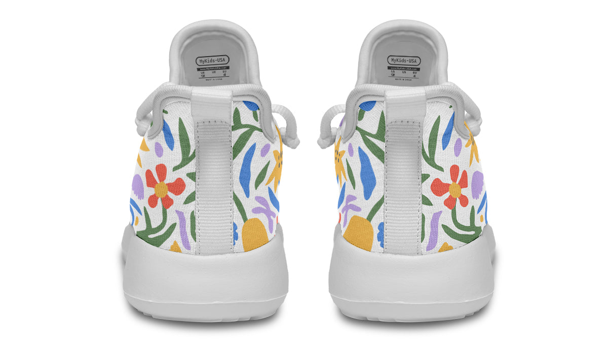 Kids Shoes Sneakers Abstract Flowers, MyKids-USA®, Kids Sneakers, MyKids-USA - - - - - - -