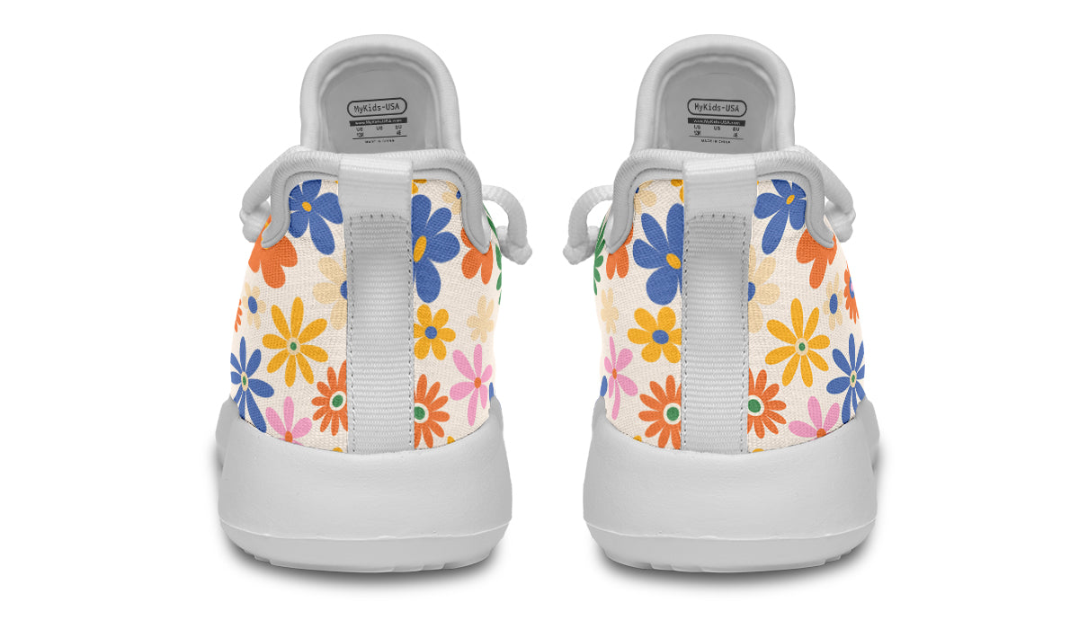 Kids Shoes Sneakers Colorful Flowers, MyKids-USA®, Kids Sneakers, MyKids-USA - - - - - - -