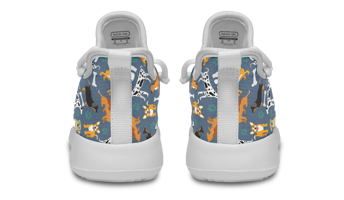 Kids Shoes Sneakers Cute Dogs, MyKids-USA®, Kids Sneakers, MyKids-USA - - - - - - -
