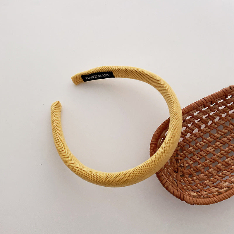 Adorable Solid Color Simple Headband, MyKids-USA®, Hair Pins, Claws & Clips, MyKids-USA - Size/Age - Average Size (0-12Y) - Color - Yellow - - - TR2401022213-H