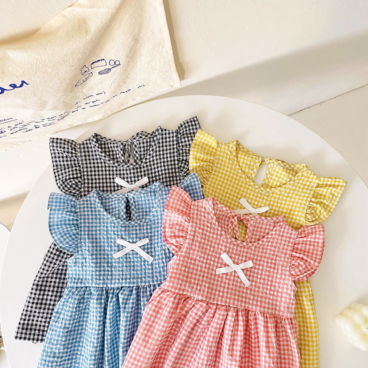 Baby Girl Various Style Print Pattern Loose Summer Dress 90 (12-24M) / Yellow Baby Girl Various Style Print Pattern Loose Summer Dress 90 (12-24M) / Yellow