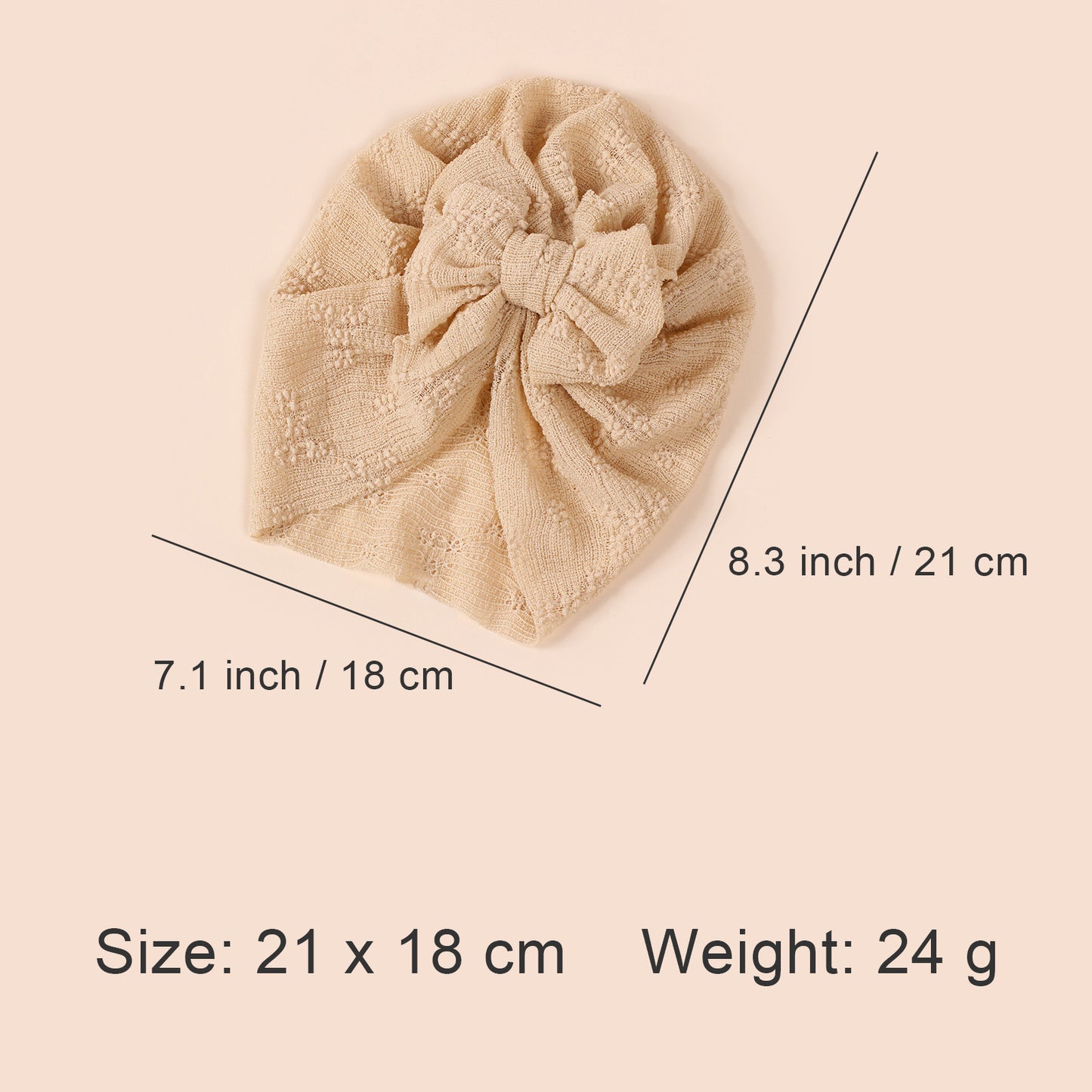 Baby Solid Color Elastic Comfy Breathable Hats, MyKids-USA®, Headbands, MyKids-USA - - - - - - -