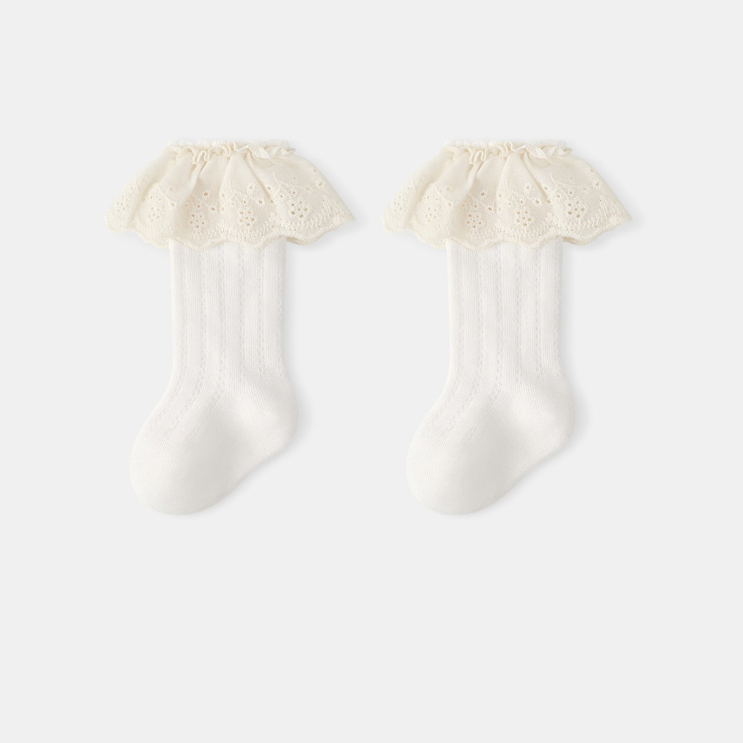 Autumn and Spring Baby Girls Breathable Lace Patchwork Cute Stockings, MyKids-USA®, Baby & Toddler Socks & Tights, MyKids-USA - Size/Age - S (0-1Y) - Color - White - - - TR2511222342-D