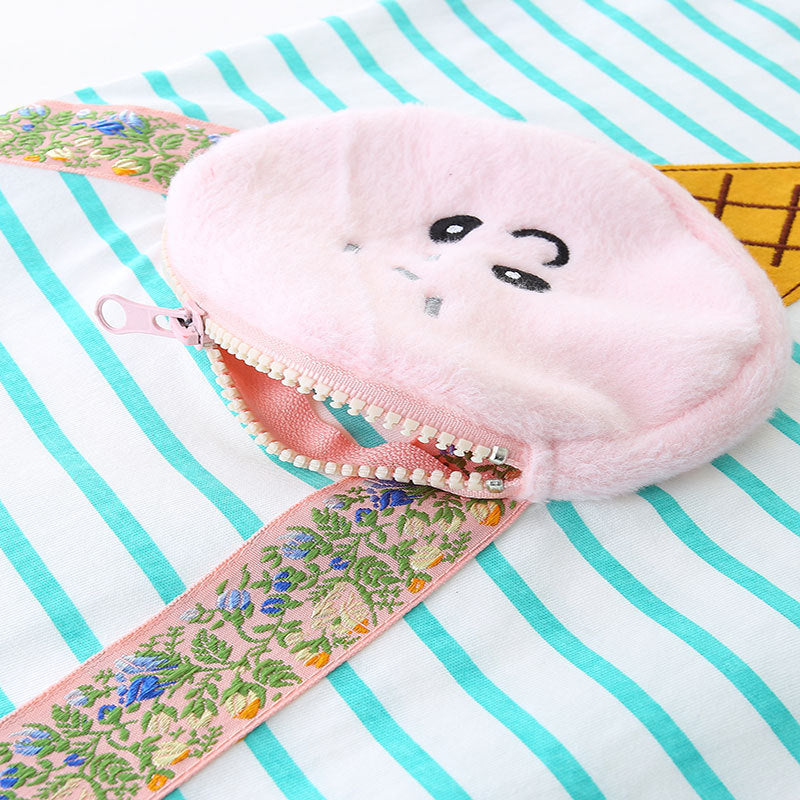 Summer Arrival Ice-Cream Cartoon Pattern Short Sleeves Dress for Stylish Girls, MyKids-USA®, Baby & Toddler Dresses, MyKids-USA - - - - - - -