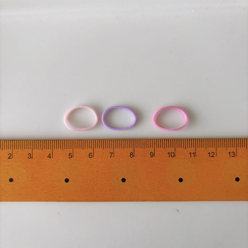 Colorful Disposable Kids Hair Ties