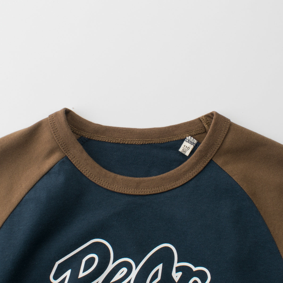 Boys’ Letters Print Color Patchwork T-shirt in European and American Style, MyKids-USA®, Baby & Toddler Tops, MyKids-USA - - - - - - -