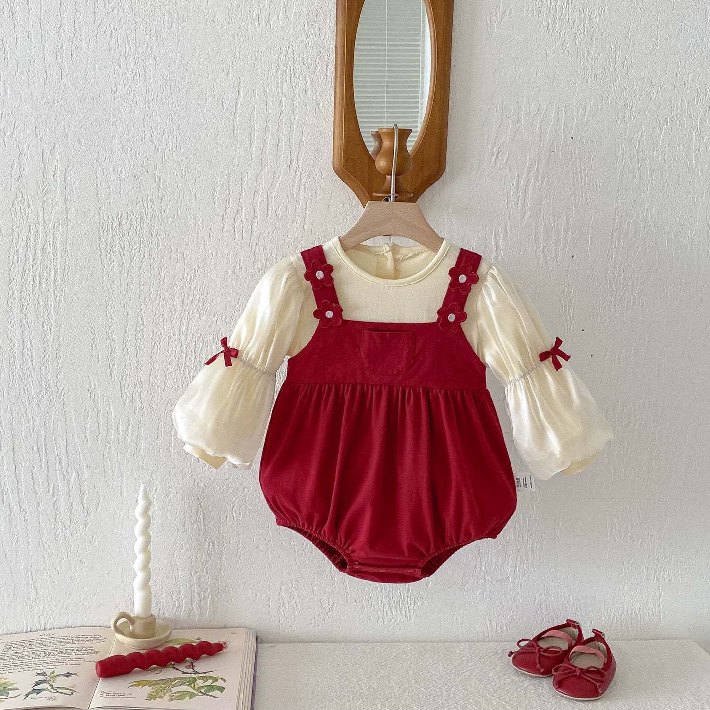 Autumn Hot Selling Baby Girls Long Sleeves Color Patchwork Onesies Bodysuits, MyKids-USA®, Baby One-Pieces, MyKids-USA - - - - - - -