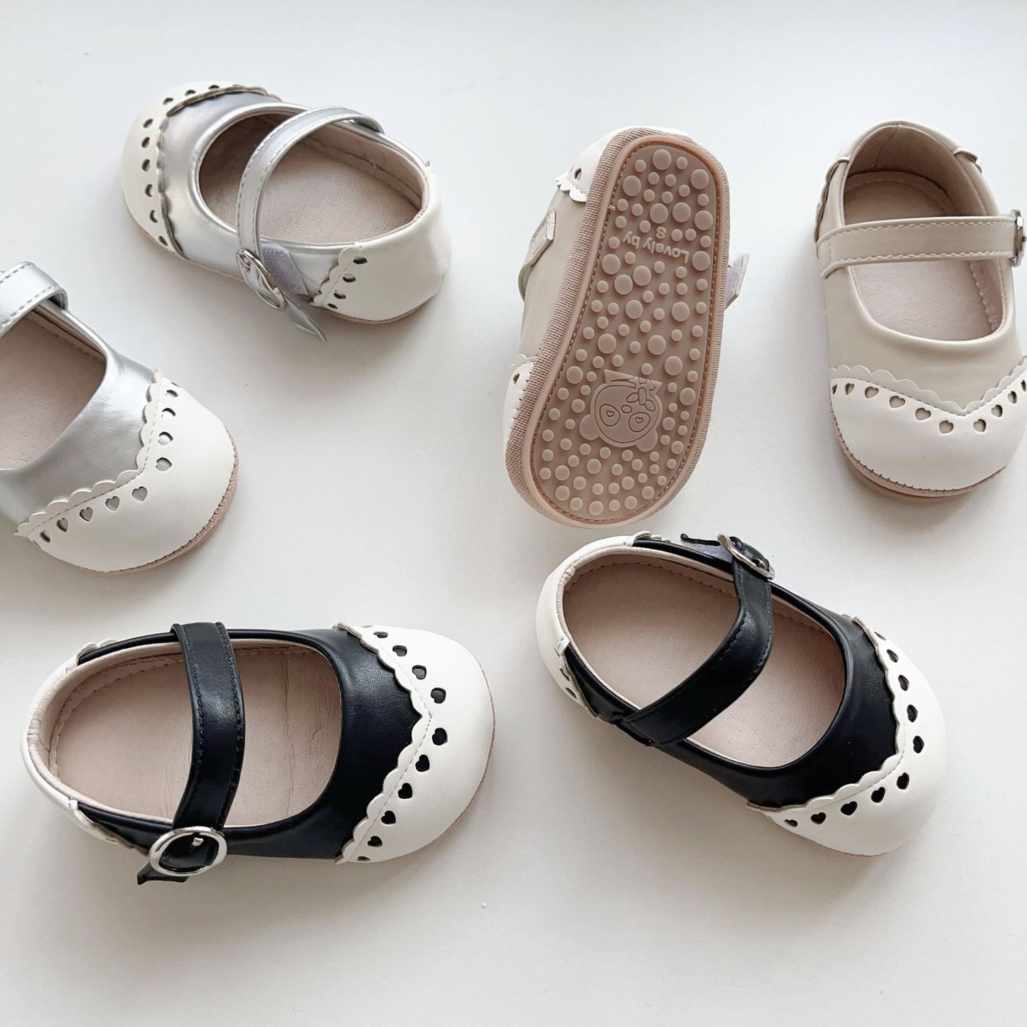 Spring and Summer Baby Girl Fashion Little Hearts Pattern Toddler Soft-Sole Anti-slip Walking Shoes, MyKids-USA®, Baby & Toddler Shoes, MyKids-USA - - - - - - -