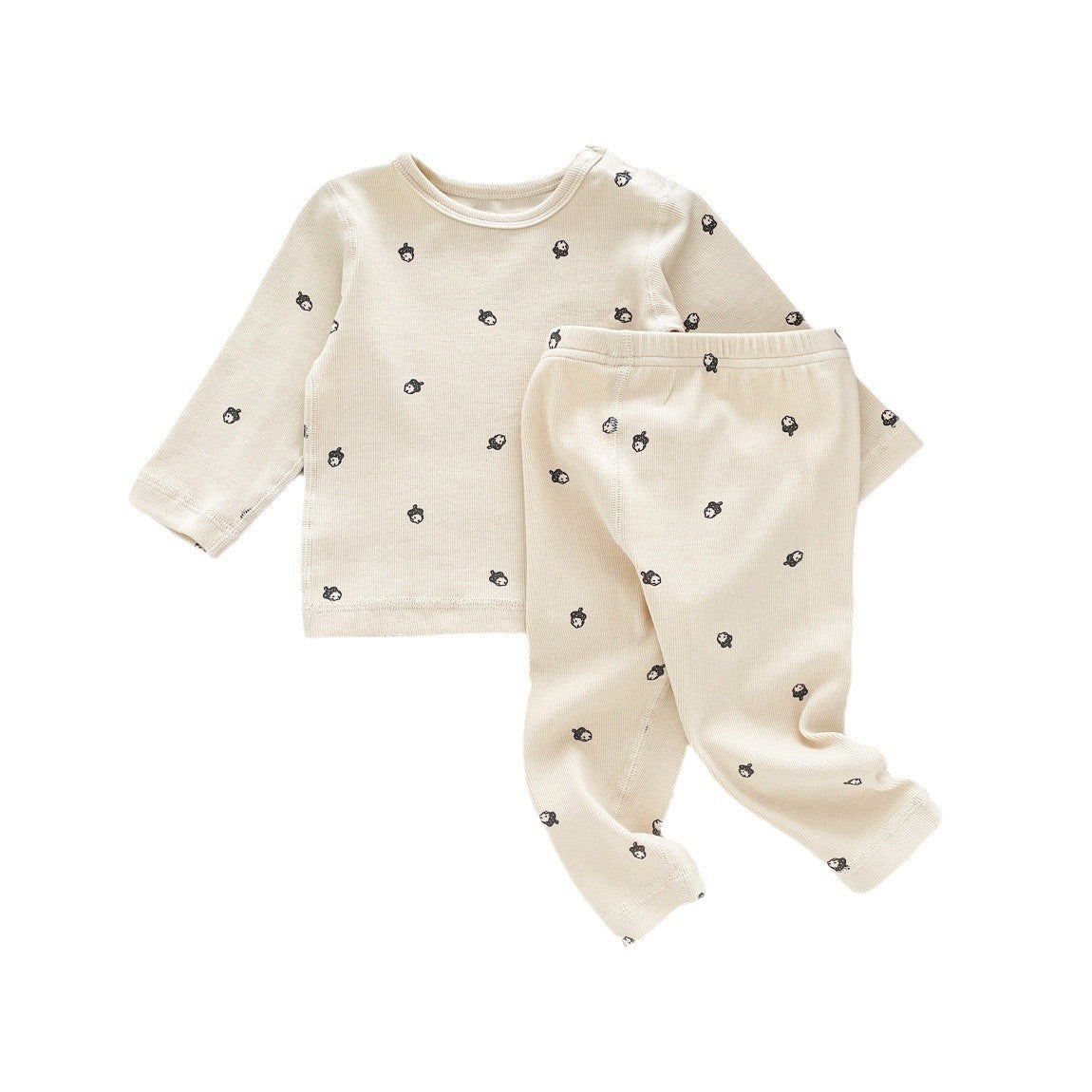 Autumn and Spring Baby Kids Long Sleeves Casual Nuts Pattern Top and Pants Clothing Set, MyKids-USA®, Baby & Toddler Outfits, MyKids-USA - - - - - - - .