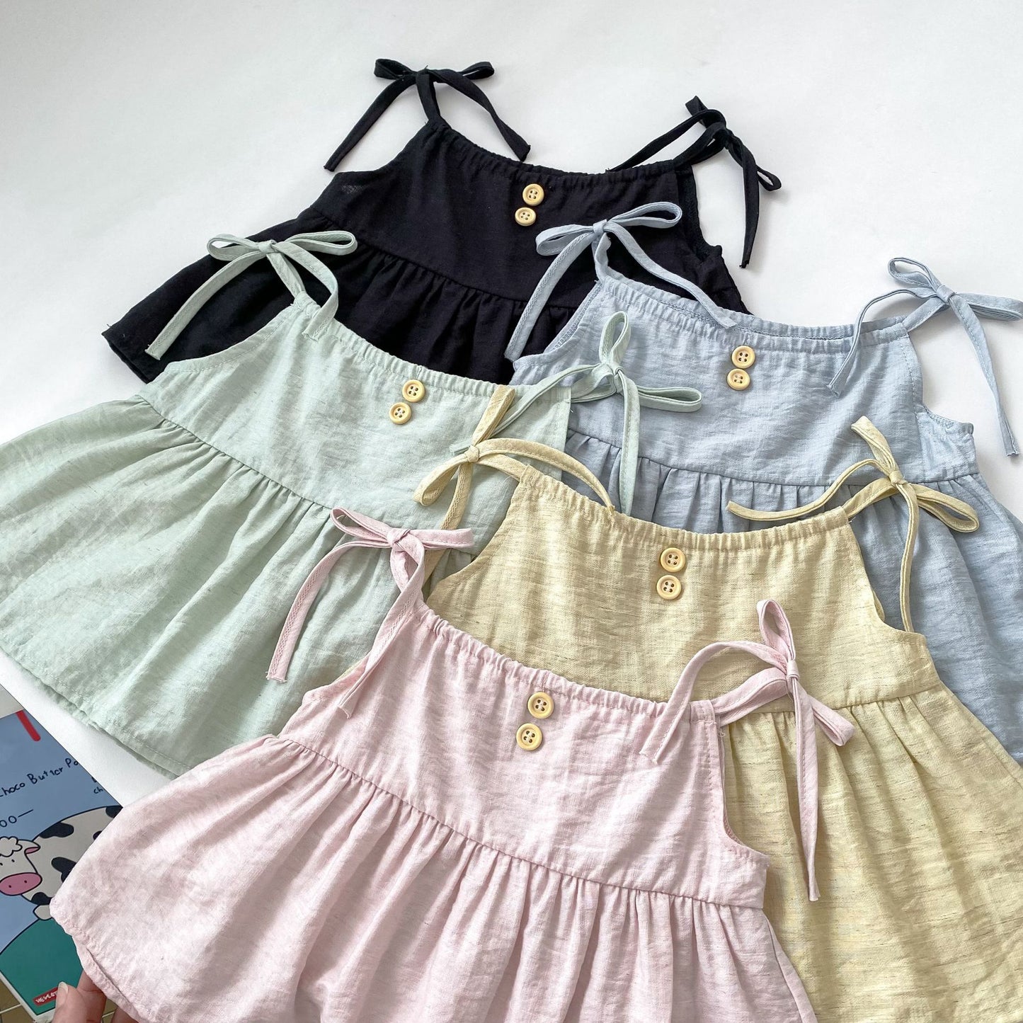 Summer Baby Kids Solid Color Sleeveless Top Vest with Pants Clothing Set for Girls, MyKids-USA®, Baby & Toddler Outfits, MyKids-USA - - - - - - -