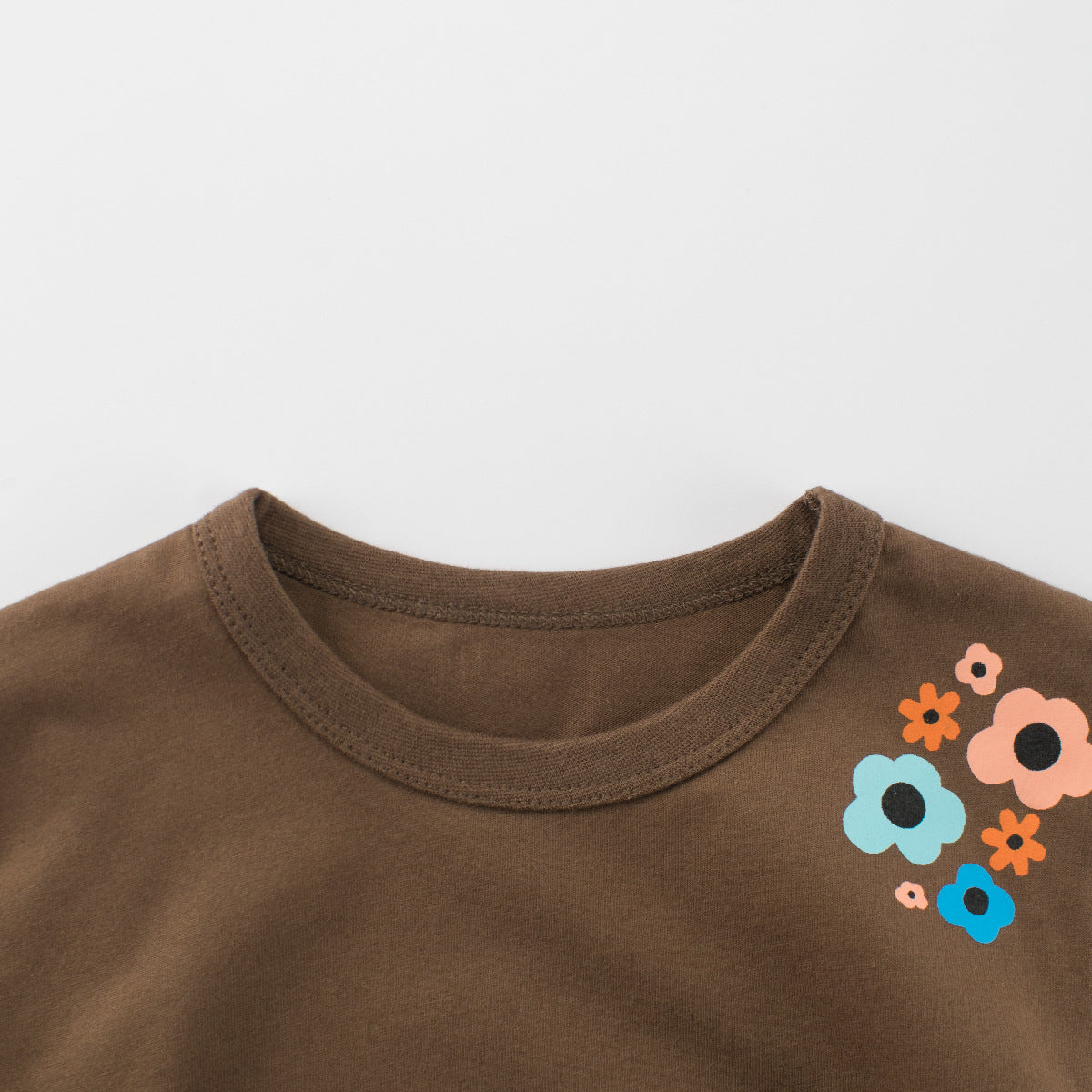 Summer Girls’ Flowers Print T-shirt in European and American Style, MyKids-USA®, Baby & Toddler Tops, MyKids-USA - - - - - - -