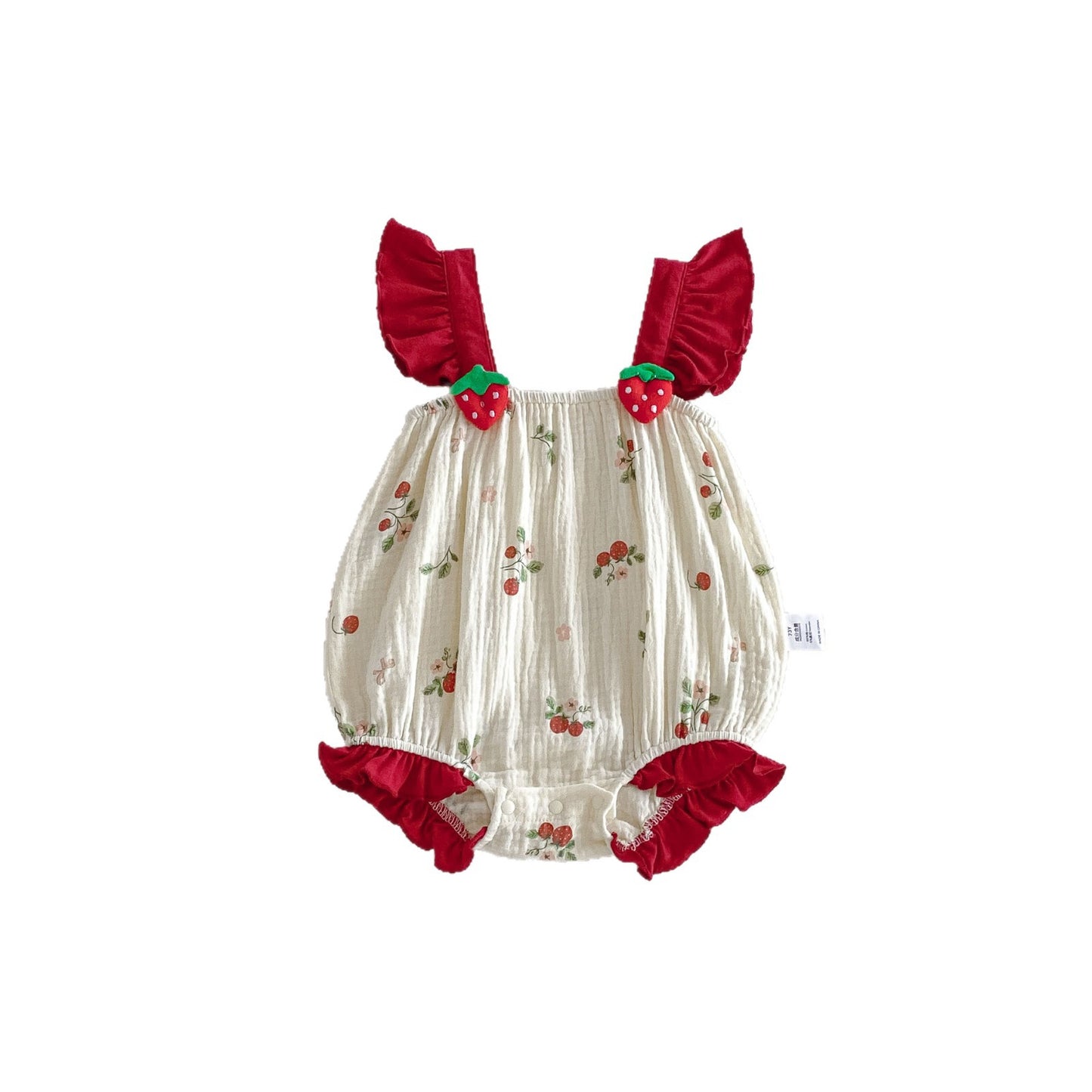 Design Summer Baby Kids Girls Sleeveless Fruits Pattern Strap Bodysuit, MyKids-USA®, Baby & Children's One-Pieces, MyKids-USA - - - - - - - .