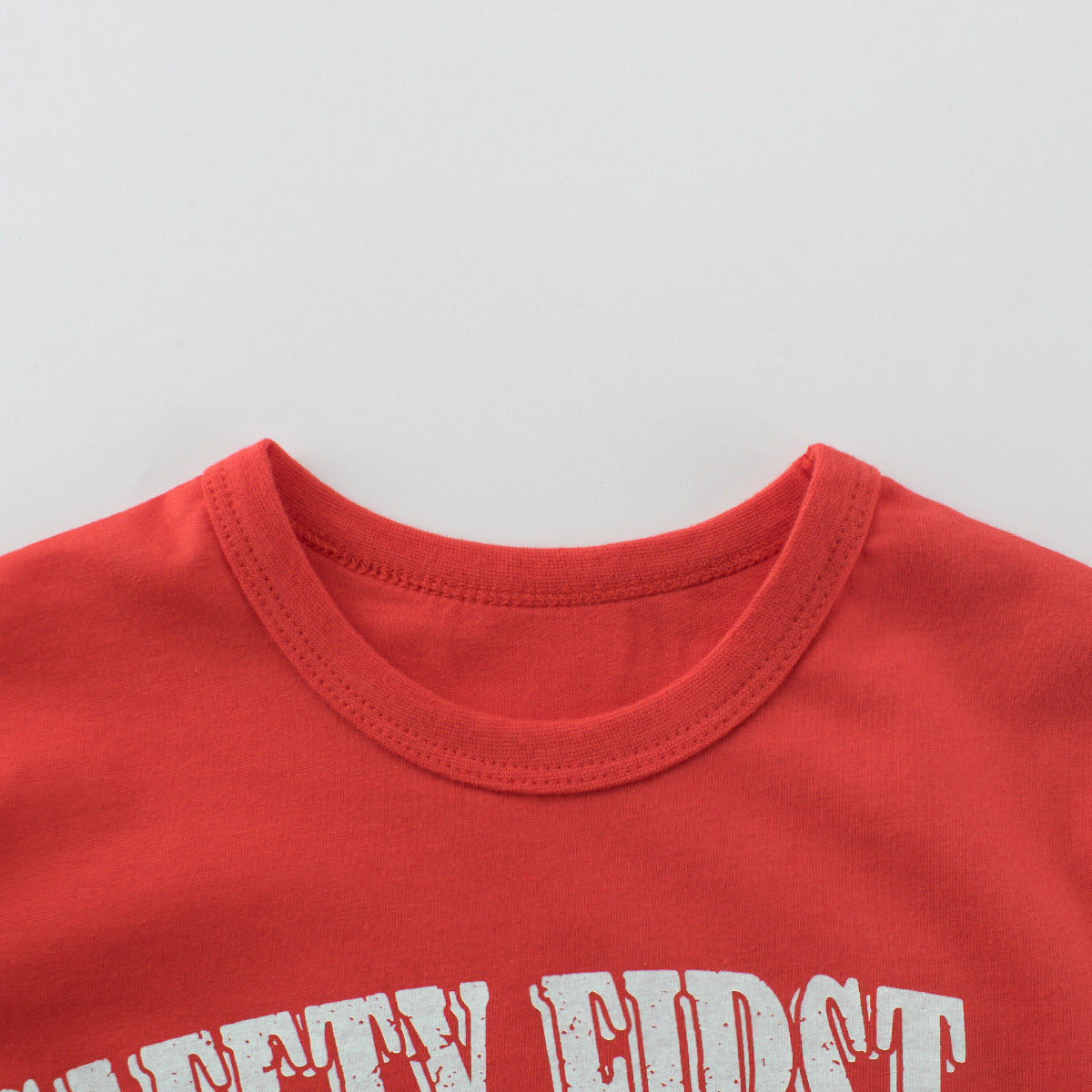 Summer Boys’ Cartoon Printed Red T-shirt in European and American Style, MyKids-USA®, Baby & Toddler Tops, MyKids-USA - - - - - - -