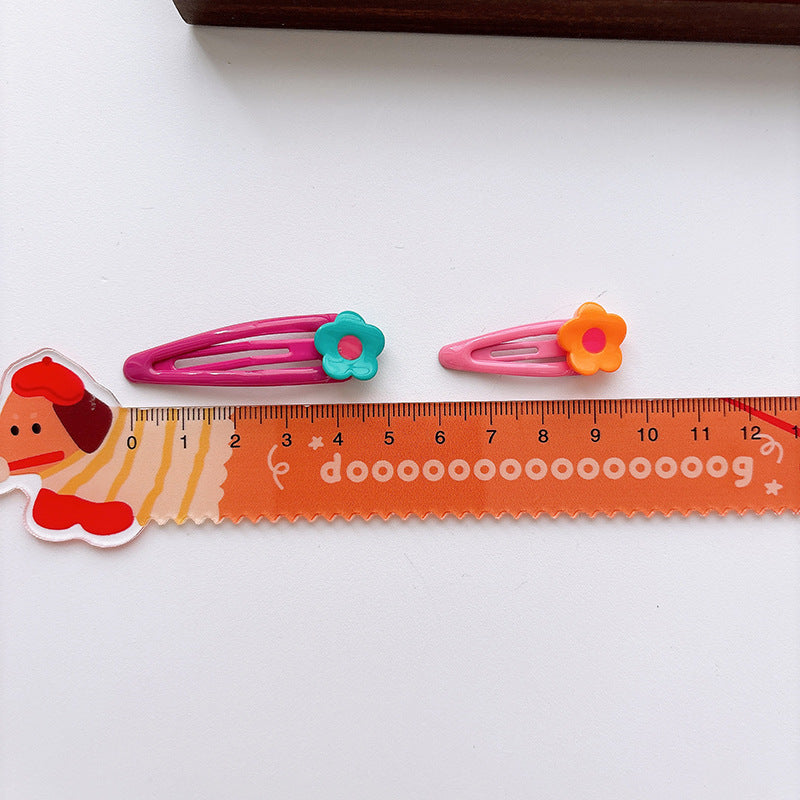 Collection of 6 Versatile Geometric Shape Flowers Pattern Hair Clips, MyKids-USA®, Hair Pins, Claws & Clips, MyKids-USA - - - - - - - .