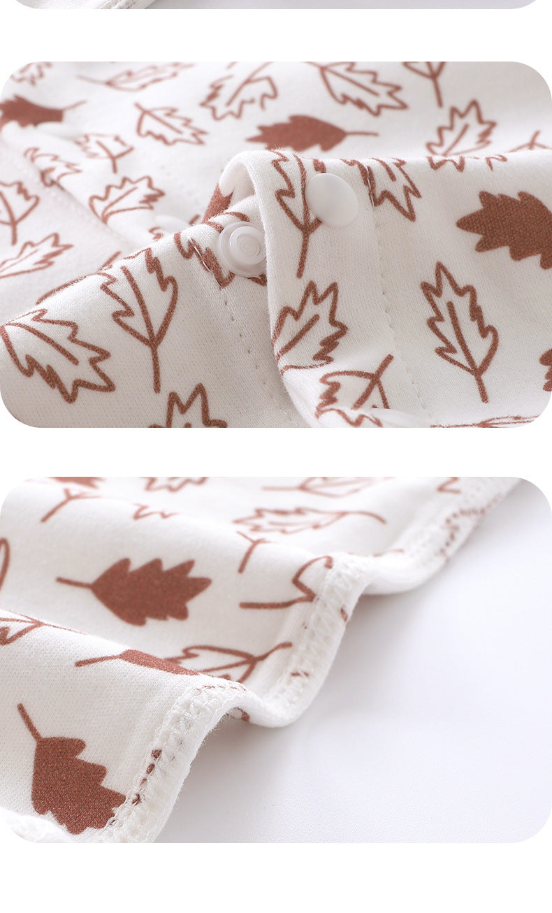 Spring Arrival Baby Girls Long Sleeves Floral Pattern Rompers with Simple Embroidery, MyKids-USA®, Baby One-Pieces, MyKids-USA - - - - - - -