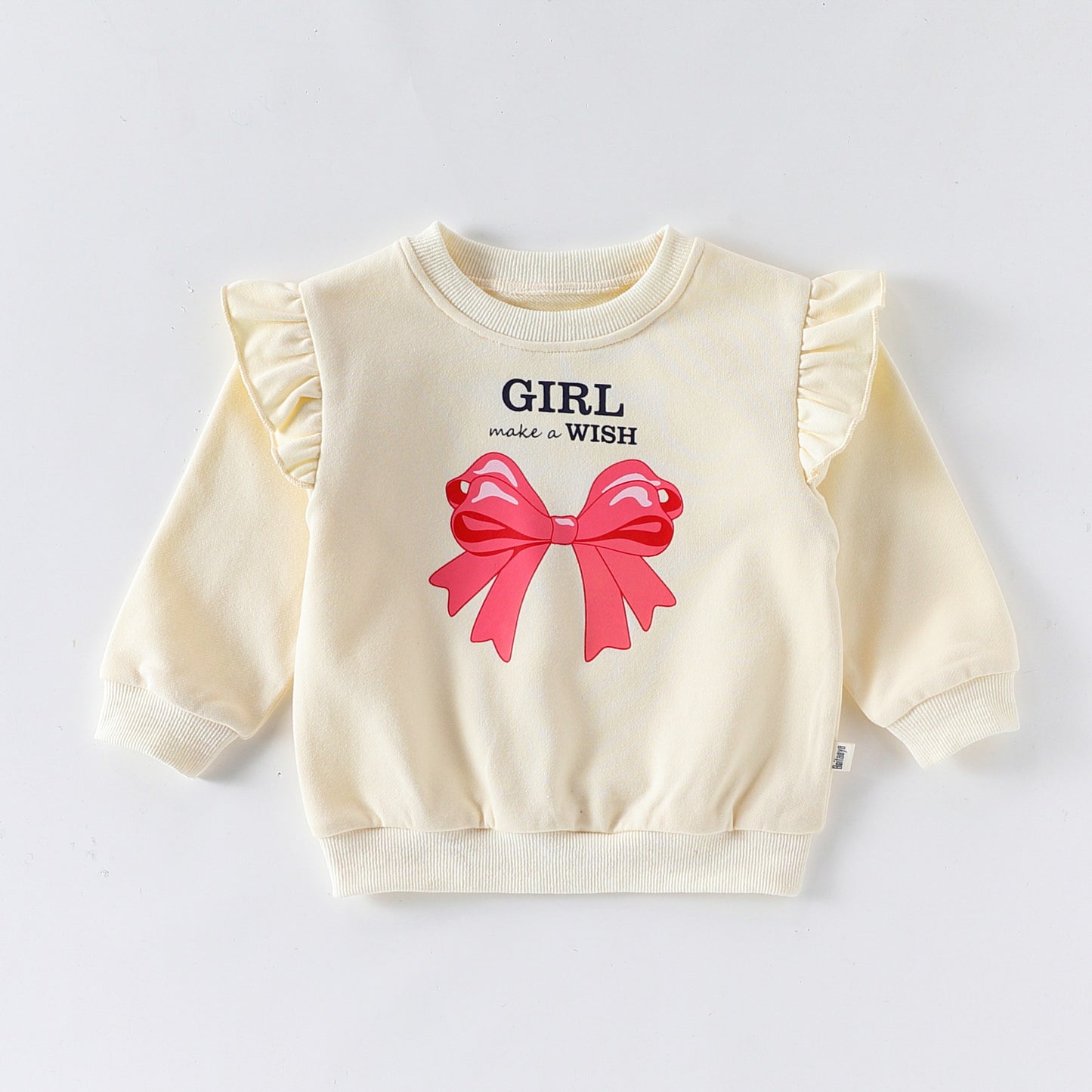 Spring and Autumn Baby Kids Girls Long Sleeves Butterfly-bows Pattern Top and Pants Clothing Set, MyKids-USA®, Baby & Toddler Outfits, MyKids-USA - - - - - - -