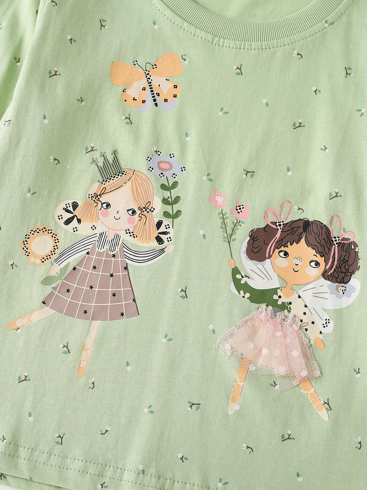 MyKids-USA® Spring and Autumn Baby Kids Girls Cartoon Pattern Long Sleeves Top