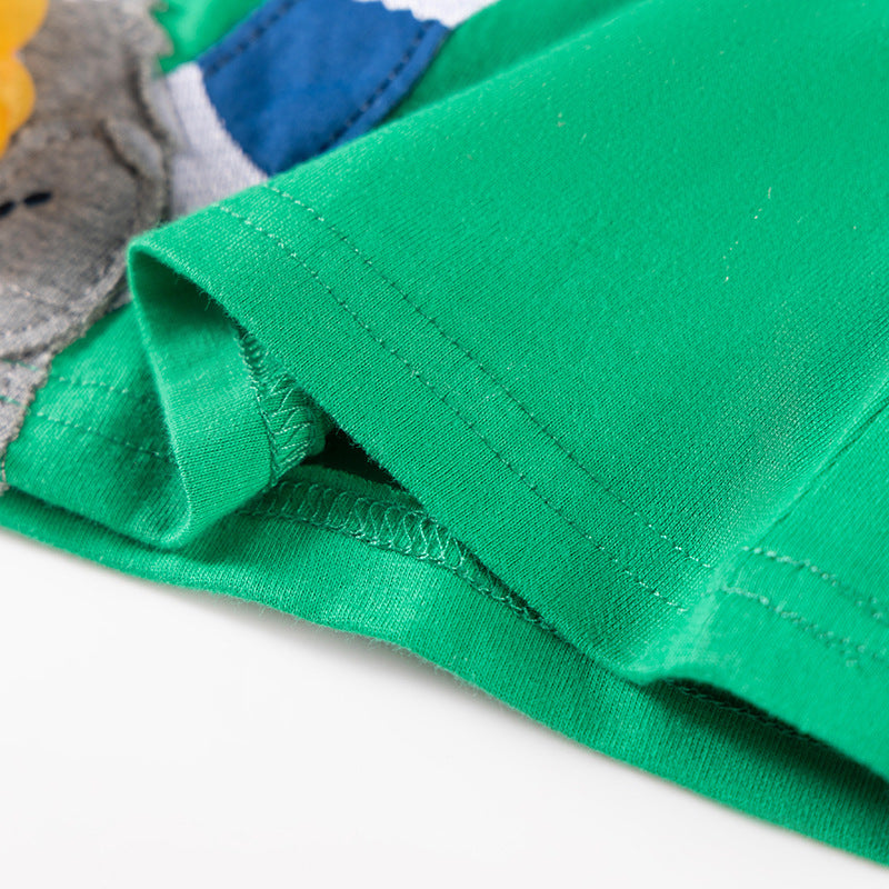 Summer Arrival Animals Cartoon Pattern Short Sleeves Dress for Stylish Girls, MyKids-USA®, Baby & Toddler Dresses, MyKids-USA - - - - - - -