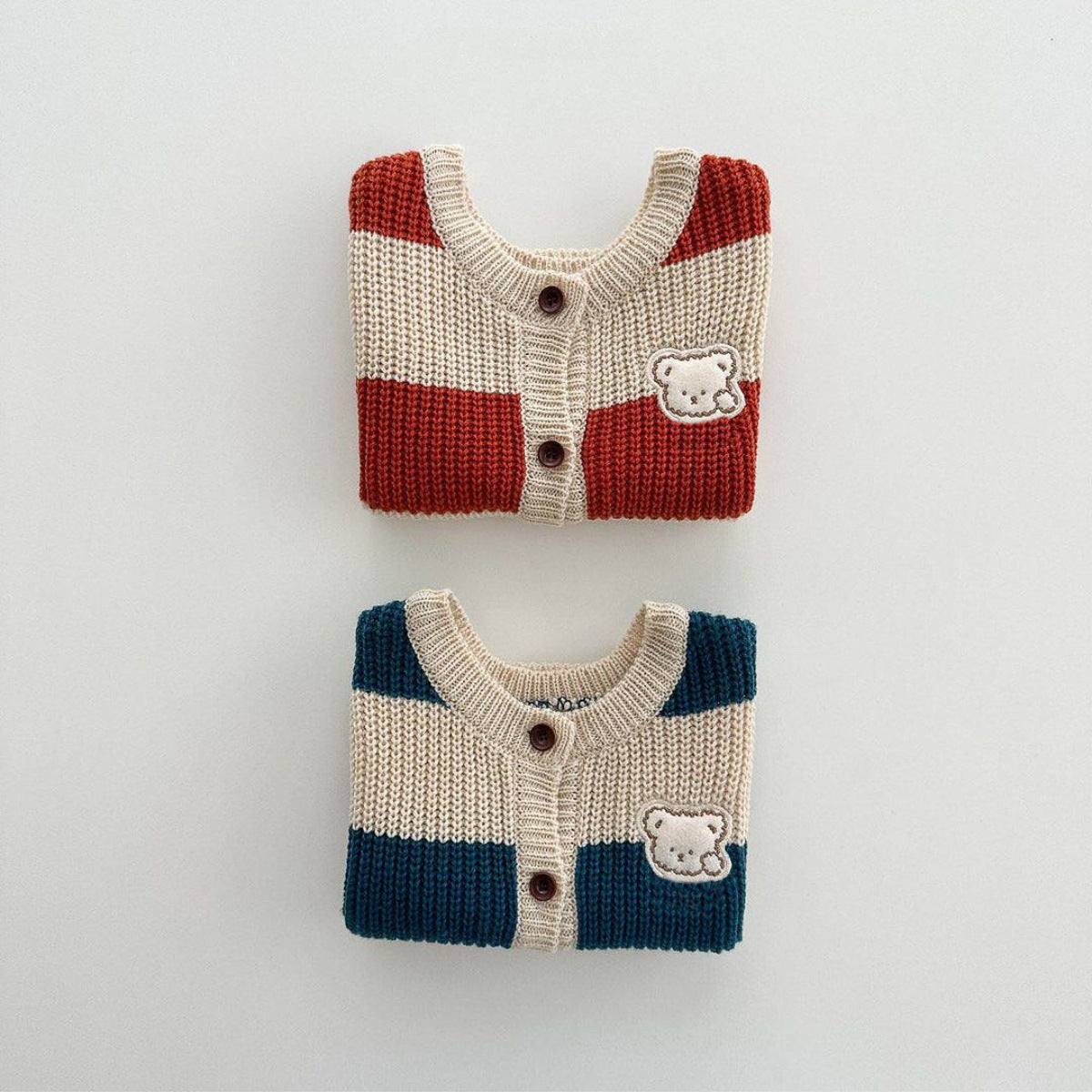MyKids-USA® Arrival Spring and Autumn Baby Kids Striped Sleeveless Knitted Vest