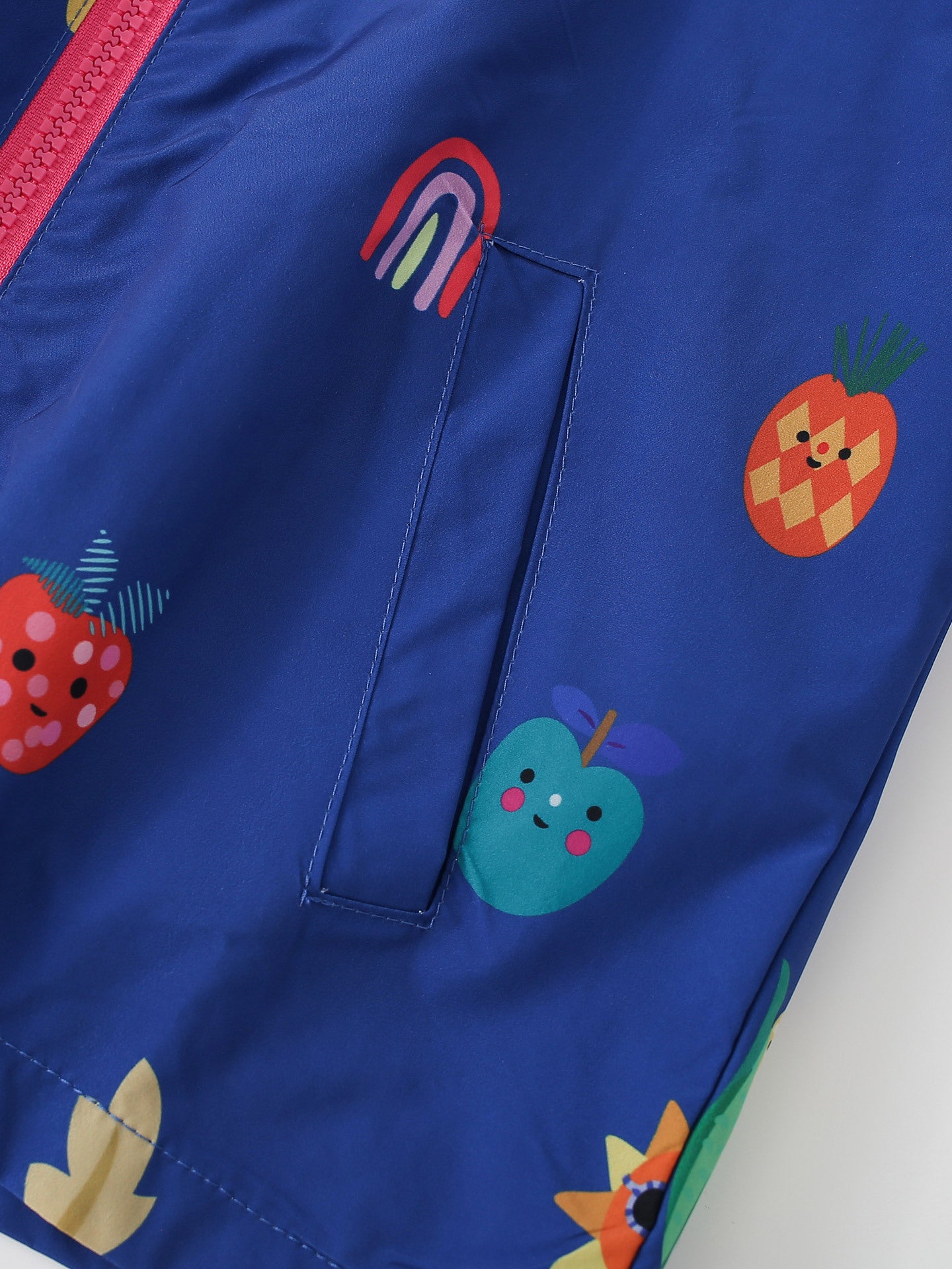 MyKids-USA® Autumn Arrival Girls’ Fruits Cartoon Pattern Coat