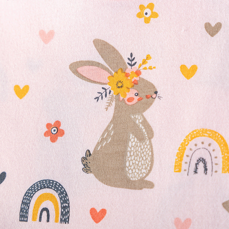 Summer Arrival Cartoon Pattern Short Sleeves Crew Neck Dress for Stylish Girls, MyKids-USA®, Baby & Toddler Dresses, MyKids-USA - - - - - - - .