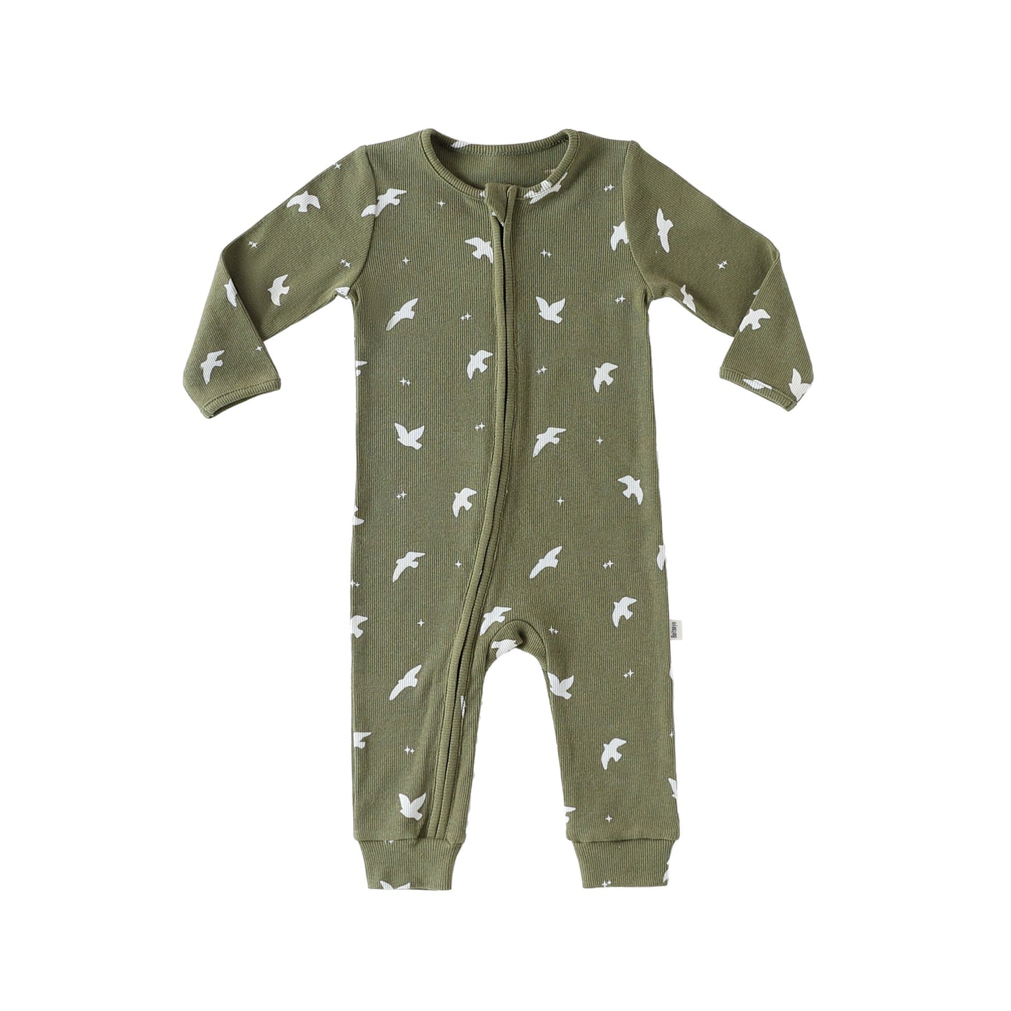Autumn Arrival Baby Unisex Long Sleeves Casual Geometric Pattern Zip-up Rompers, MyKids-USA®, Baby One-Pieces, MyKids-USA - Size/Age - 66 (3-6M) - Color - Green - - - TR2509022132-C