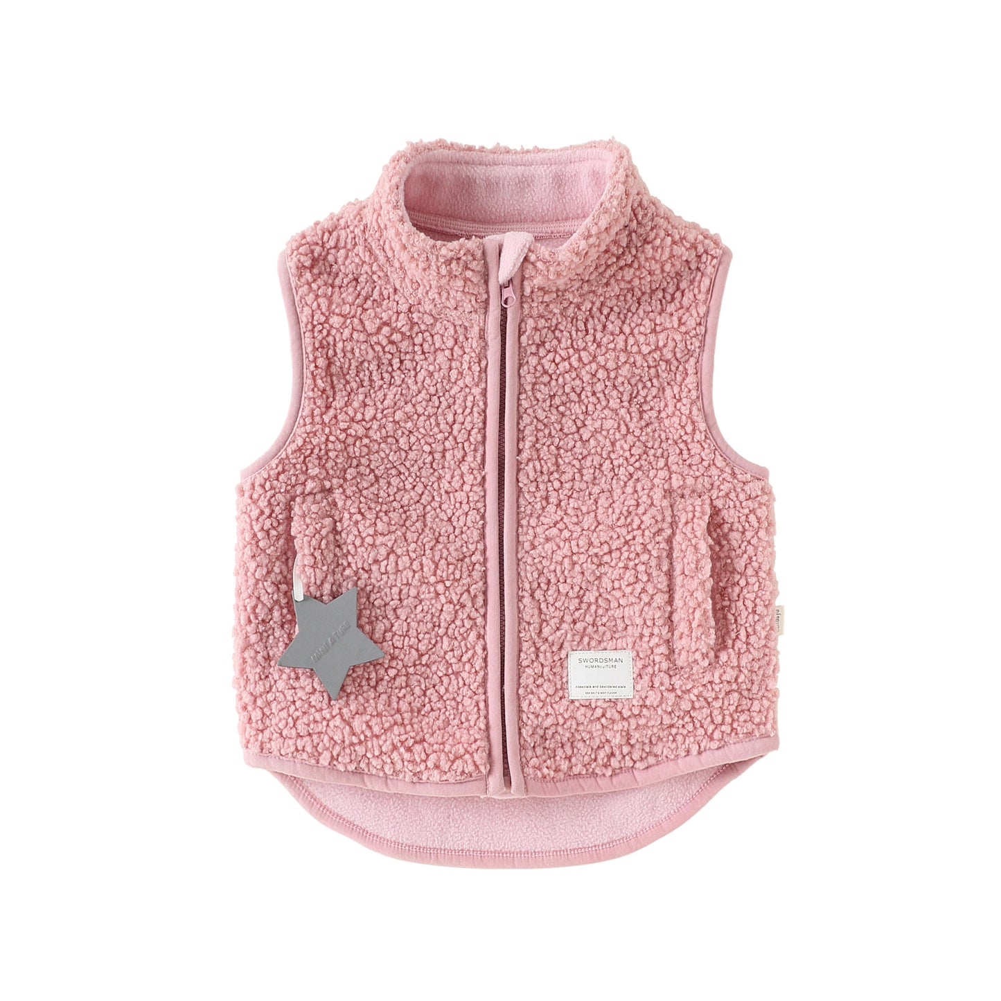 Arrival Winter and Autumn Baby Kids Unisex Fleece-Lined Sleeveless Vest, MyKids-USA®, Baby & Toddler Coats & Jackets, MyKids-USA - Size/Age - 80 (9-12M) - Color - Pink - - - TR2512270923-D.