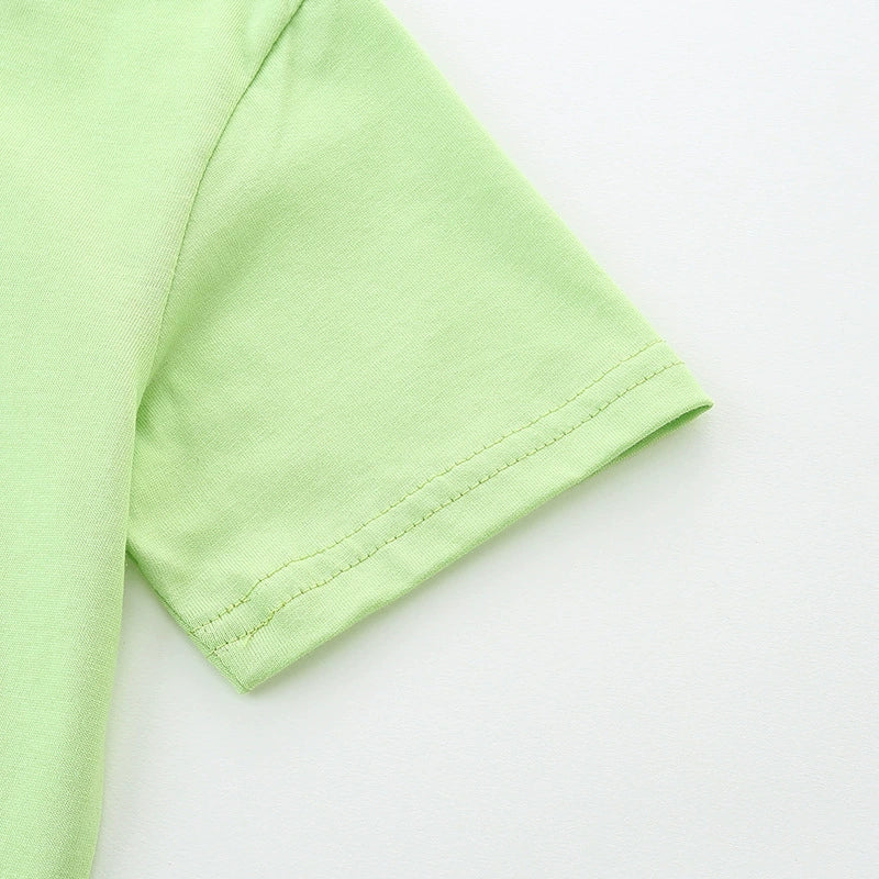 Summer Boys’ Cute Animals Cartoon Pattern T-shirt in European and American Style, MyKids-USA®, Baby Activity Tops, MyKids-USA - - - - - - -