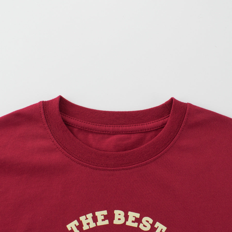 Kids’ Letters Pattern T-shirt in European and American Style, MyKids-USA®, Baby & Toddler Tops, MyKids-USA - - - - - - -