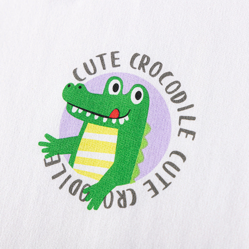 Summer Arrival Animals Cartoon Pattern Short Sleeves Tulle Dress for Stylish Girls, MyKids-USA®, Baby & Toddler Dresses, MyKids-USA - - - - - - -