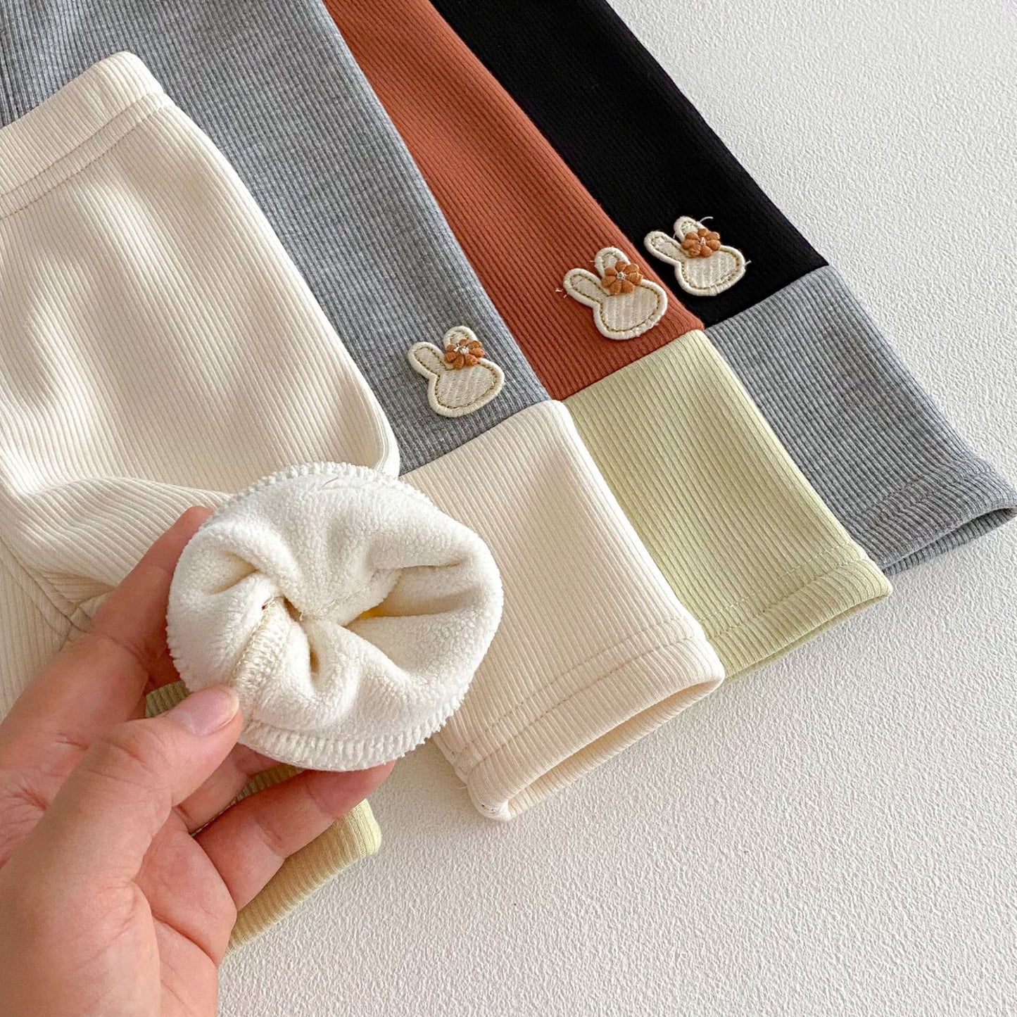 Autumn and Winter Arrival Color Patchwork Style Cartoon Pattern Knitted Pants for Girls, MyKids-USA®, Trousers, MyKids-USA - - - - - - - .