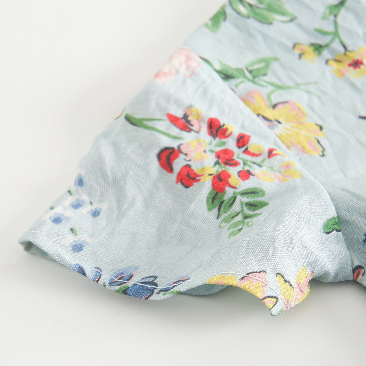 Summer Arrival Baby Girls Casual Floral Print Short Sleeves V Neck Dress, MyKids-USA®, Baby & Toddler Dresses, MyKids-USA - - - - - - -