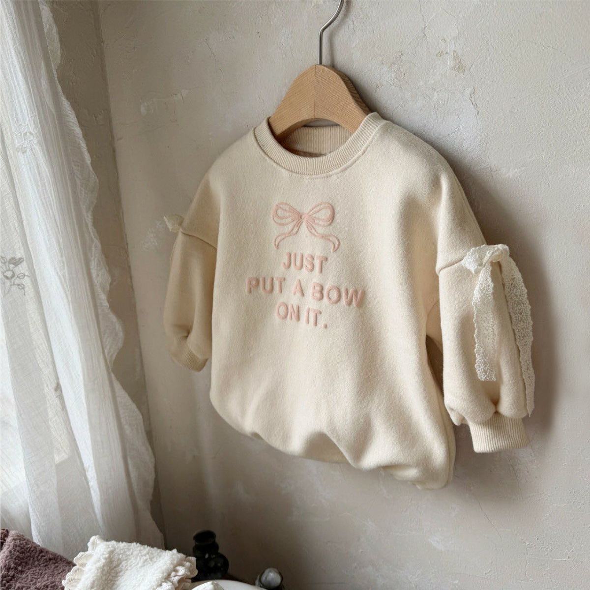 Arrival Autumn and Spring Baby Girls Simple Cute Letters and Butterfly-bow Pattern Long Sleeves Bodysuit, MyKids-USA®, Baby One-Pieces, MyKids-USA - - - - - - - .