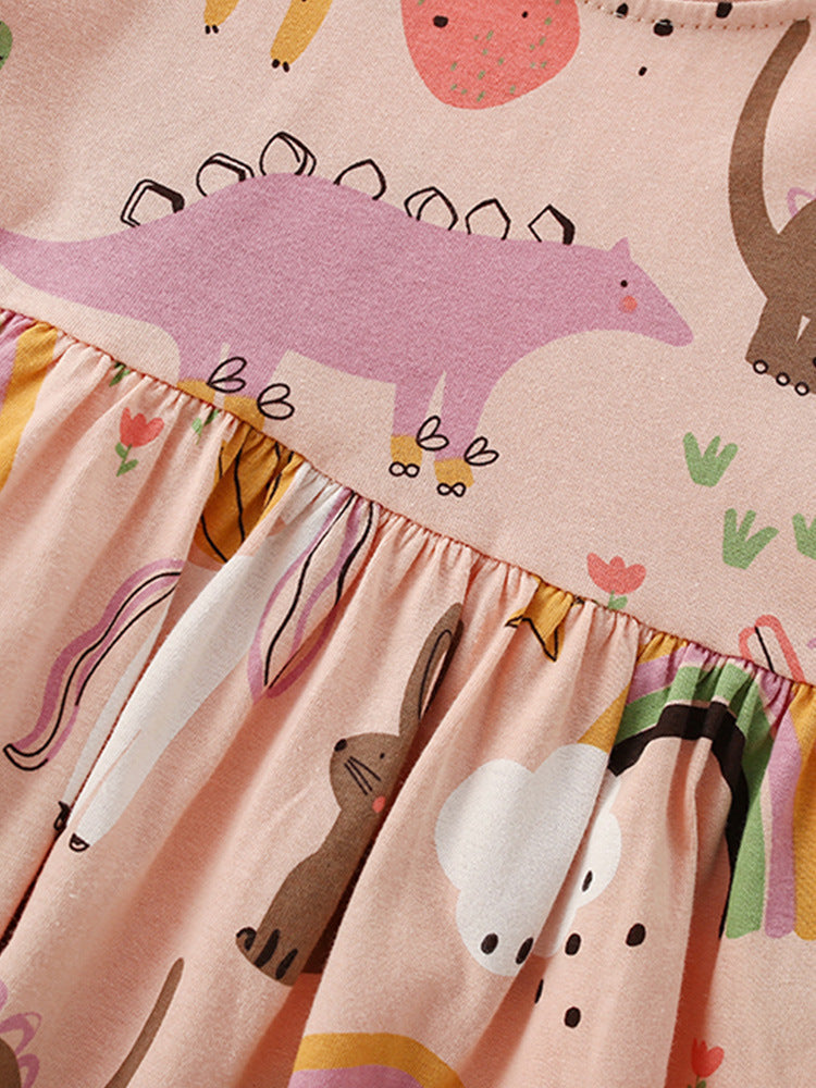 Arrival Summer Baby Kids Girls Short Sleeves Cartoon Pattern Top and Pink Pants Clothing Set, MyKids-USA®, Baby & Children's Outfits, MyKids-USA - - - - - - - .