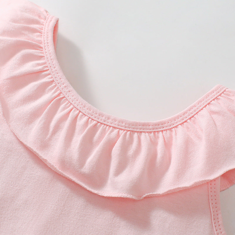 Summer Arrival Seahorse Cartoon Pattern Sleeveless Dress for Stylish Girls, MyKids-USA®, Baby & Toddler Tops, MyKids-USA - - - - - - -