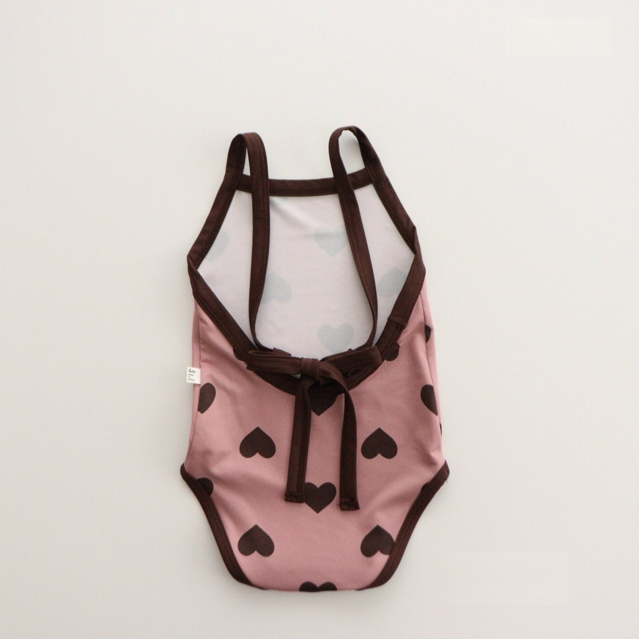 Arrival Girls’ Hearts Pattern Swimwear with Hat Set, MyKids-USA®, Baby & Toddler Swimwear, MyKids-USA - Size/Age - 66 (3-6M) - Color - Red - - - TR2605282242-C.