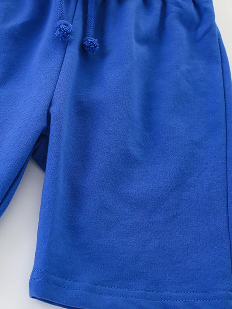 Summer Baby Kids Boys Animals Cartoon Pattern T-Shirt And Solid Color Shorts Clothing Set, MyKids-USA®, Baby & Toddler Outfits, MyKids-USA - - - - - - -