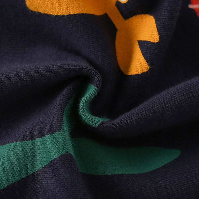 Summer Baby Kids Marine Animals Cartoon Pattern T-shirt and Shorts Clothing Set for Boys, MyKids-USA®, Baby & Toddler Outfits, MyKids-USA - - - - - - -