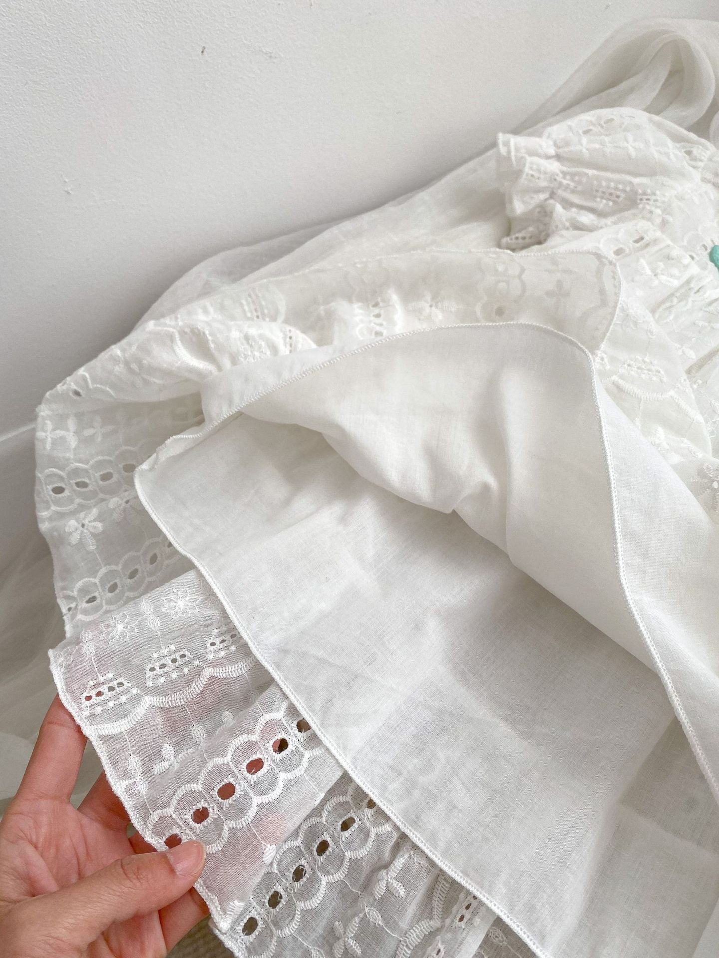 Summer Baby Girls Flowers Embroidery Pattern Hollow Out Short Sleeves Dress, MyKids-USA®, Baby & Toddler Dresses, MyKids-USA - - - - - - -