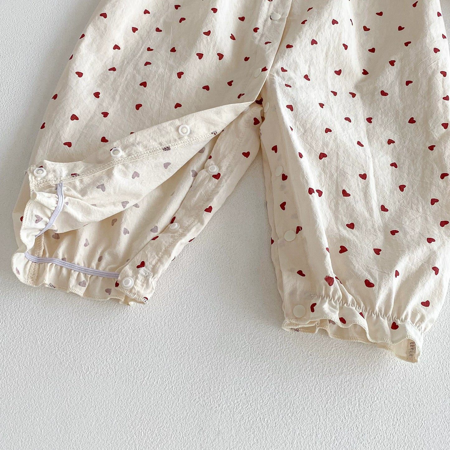 Autumn Arrival Baby Girls Long Sleeves Hearts Pattern Rompers, MyKids-USA®, Baby One-Pieces, MyKids-USA - - - - - - -