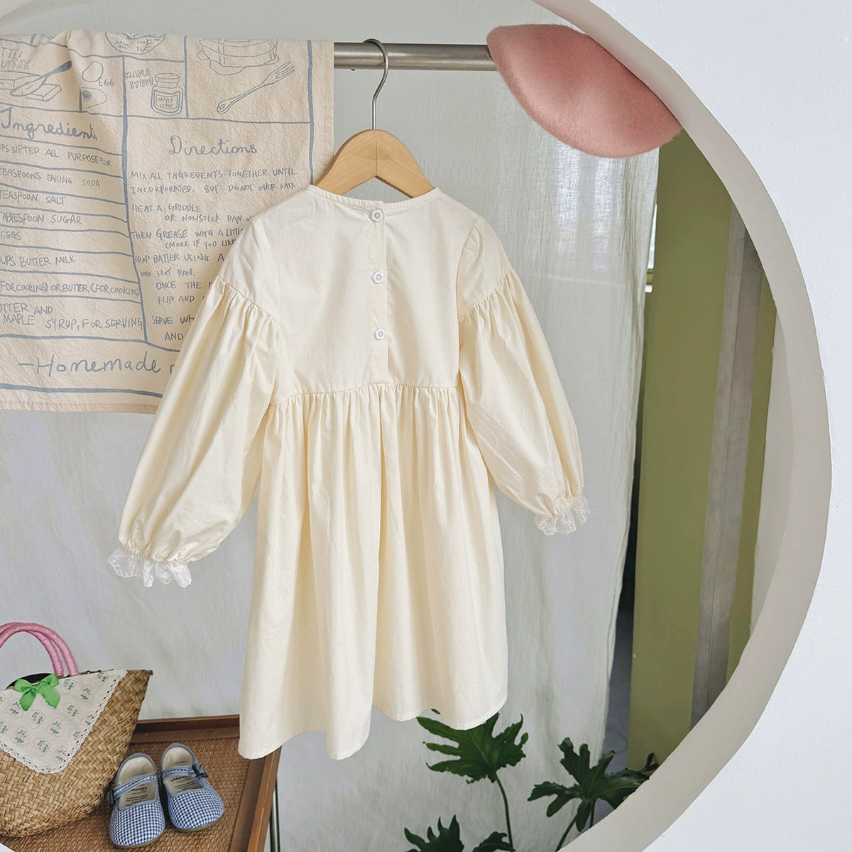 Arrival Autumn Girls Flowers Embroidery Pattern Long Sleeves Dress, MyKids-USA®, Baby & Toddler Dresses, MyKids-USA - - - - - - -