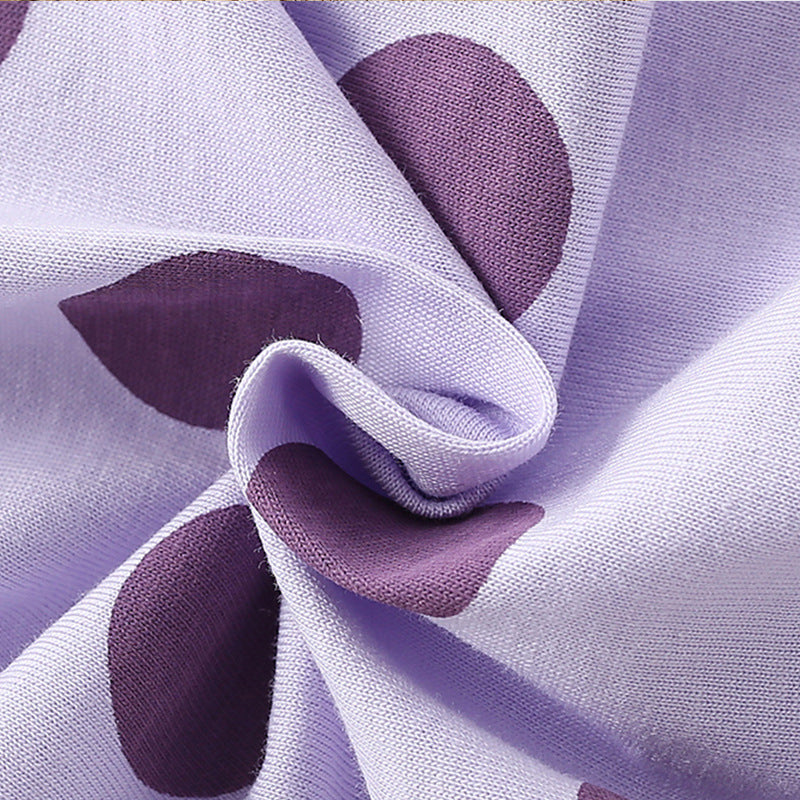 Summer Baby Kids Girls Purple Polka Dots Top And Shorts Clothing Set, MyKids-USA®, Baby & Toddler Outfits, MyKids-USA - - - - - - -