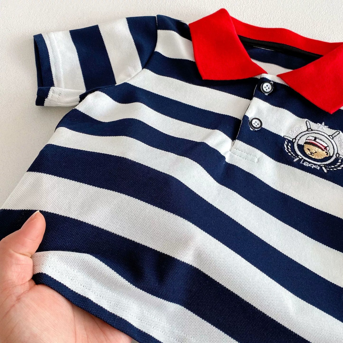 Summer Arrival Baby Kids Boys Casual Striped Short Sleeves Top Polo, MyKids-USA®, Baby & Toddler Tops, MyKids-USA - - - - - - -