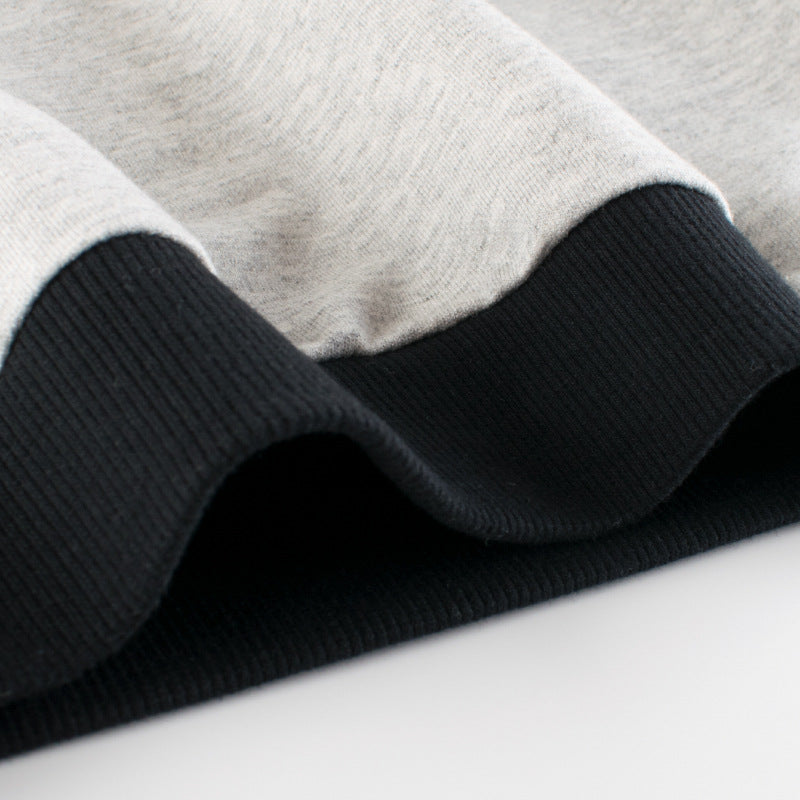 Baby Boy Side Striped Pattern Contrast Design Pullover Korean Style Hoodie, MyKids-USA®, Baby & Toddler Outerwear, MyKids-USA - - - - - - -