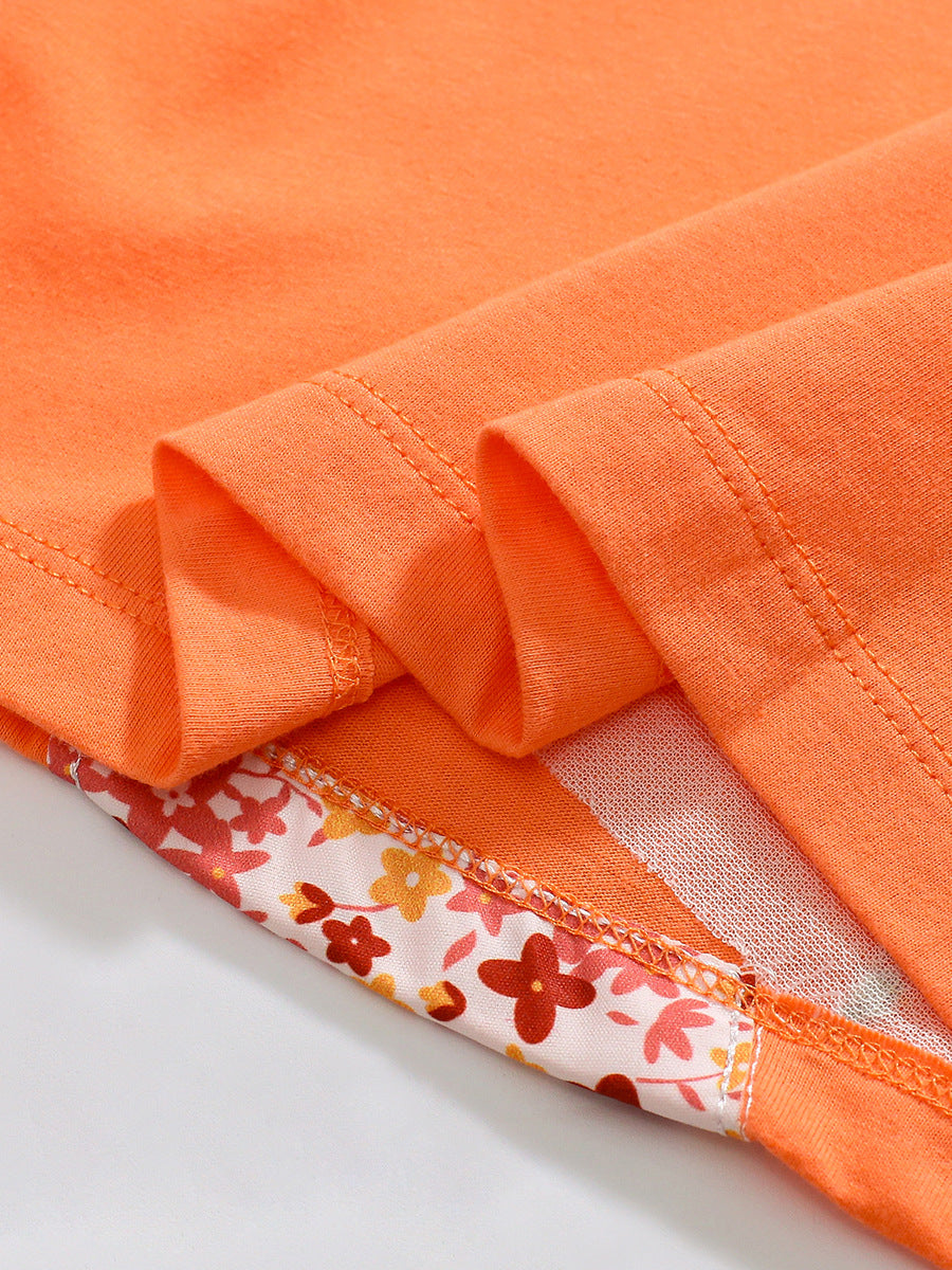 Girls’ Clothing Summer Collection – Floral Giraffe Pattern Children’s T-Shirt, MyKids-USA®, Baby & Toddler Tops, MyKids-USA - - - - - - -